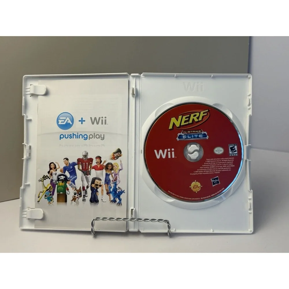 Nerf N-Strike Elite (Nintendo Wii, 2009) CIB Complete